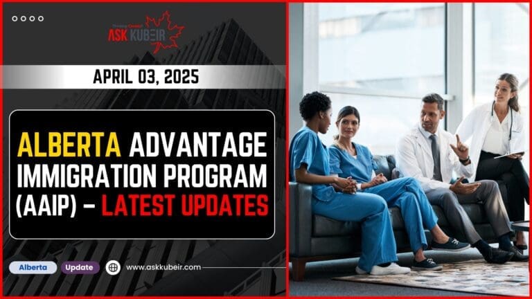 Latest Alberta Immigration Program updates, including new application fees and PTE Core acceptance for 2025.