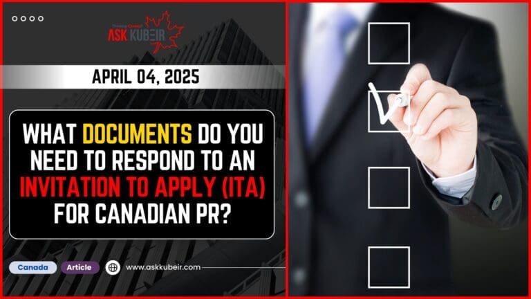 Essential documents needed for PR application through Canada’s Express Entry system