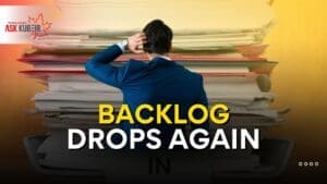 Chart showing March 2025 update on Canada immigration backlog reduction