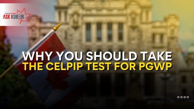 Woman carrying boxes while preparing for PGWP after graduation, getting ready for her CELPIP test