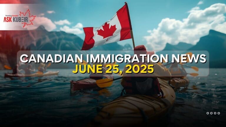 Infographic summarizing Canadian immigration updates for June 2025
