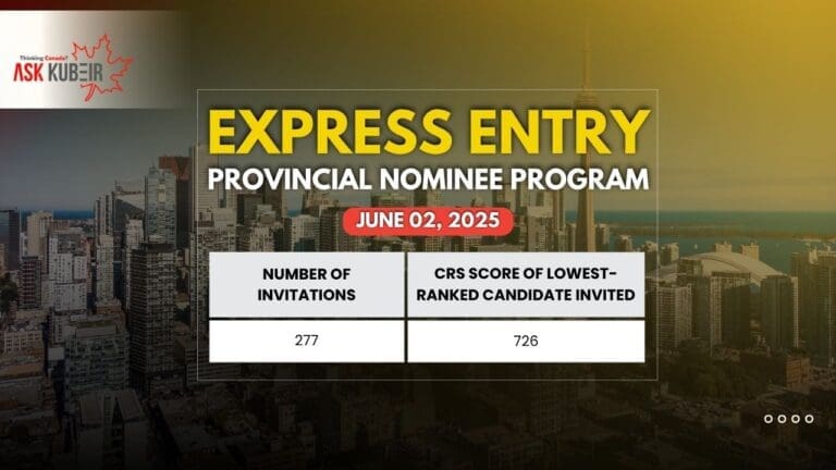 Candidates checking results of the latest Express Entry draw on IRCC portal
