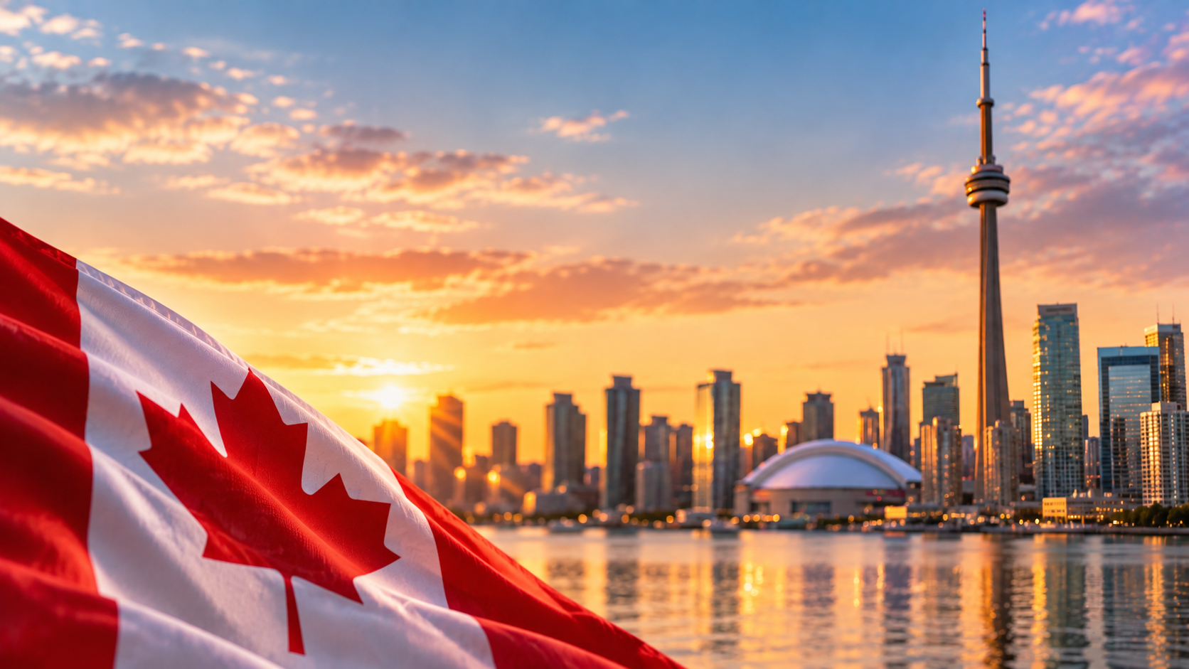 Express Entry Draw #446 with Canada skyline and Canadian flag, highlighting the September 29, 2026 CEC draw and CRS score of 518.